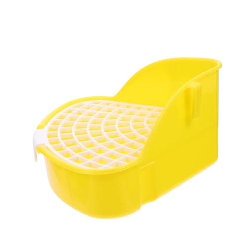 YARNOW 2Er-Box Kaninchentoilette Kleiner Behälter Kaninchen Ecktoilette Babyspielzeug Kaninchenkäfig Bad Katzentoilette für Haustiere Haustier-PIPI-Toilette drinnen Bettpfanne Wurf von YARNOW