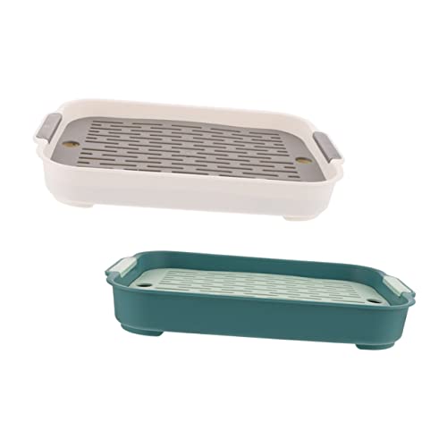 YARNOW 2Er-Box Kaninchentoilette Hamster klo kaninchenklo Haustierklo kaninchenstreu Meerschweinchen Schale für Mülleimer Ausbildung drinnen Hasentopf aus Plastik Hamster Toilette pp YARNOW 2Er-Box Kaninchentoilette Hamster klo kaninchenklo Haustierklo kaninchenstreu Meerschweinchen Schale für Mülleimer Ausbildung drinnen Hasentopf aus Plastik Hamster Toilette pp von YARNOW