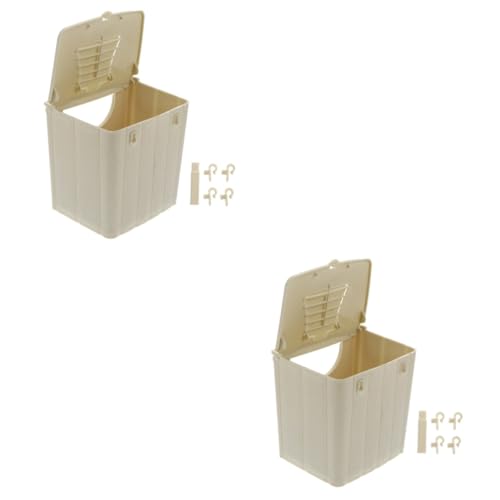YARNOW 2Er-Box Vogelbrutkasten Vogelkäfig vogelhäuser für Balkon Vogel Brutkasten für Zebrafinken Vogel Brutkasten für Nymphensittiche dekoratives Vogelhaus Haustiervögel nisten Plastik YARNOW 2Er-Box Vogelbrutkasten Vogelkäfig vogelhäuser für Balkon Vogel Brutkasten für Zebrafinken Vogel Brutkasten für Nymphensittiche dekoratives Vogelhaus Haustiervögel nisten Plastik von YARNOW