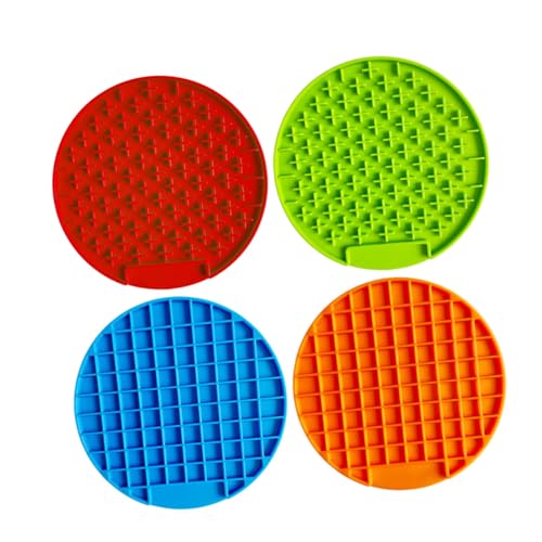 YARNOW Futterspender Für Haustiere 2 Stück Für Hunde Langsames Fressen Matten Aus Silikon Für Haustiere Zubehör Orange YARNOW Futterspender Für Haustiere 2 Stück Für Hunde Langsames Fressen Matten Aus Silikon Für Haustiere Zubehör Orange von YARNOW