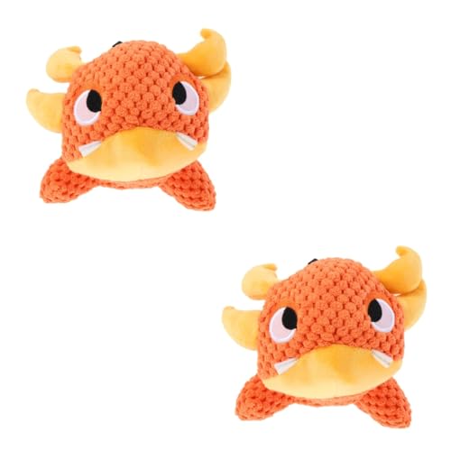 YARNOW 2stücke Pet Molar Toy Plüsch Quietschspielzeug Krabbenform Für Hunde Langlebig Und Robust Zähneputzen Und Für Kleine Und Mittelgroße Haustiere YARNOW 2stücke Pet Molar Toy Plüsch Quietschspielzeug Krabbenform Für Hunde Langlebig Und Robust Zähneputzen Und Für Kleine Und Mittelgroße Haustiere von YARNOW