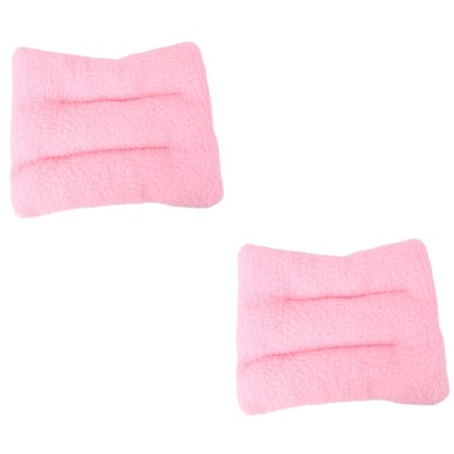 YARNOW 2st Hamsterbett Wendematte Hundehüttenunterlage Haustier Matratze Weiche Hundekatze Bettmatte Unterlage Für Haustier Haustier-schlafunterlage Käfigauskleidung Waschbar Katzendecke von YARNOW