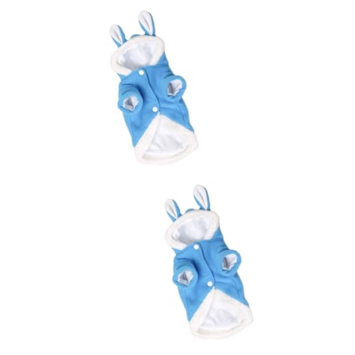 YARNOW 2St Hund Kaninchen kostü Haustierkleidung Kapuzenkleidung Hund Tuch mit Kapuze Hundekleidung Winterkleidung für Haustiere Kapuzenpullover für Hunde niedlich vierbeinige Kleidung YARNOW 2St Hund Kaninchen kostü Haustierkleidung Kapuzenkleidung Hund Tuch mit Kapuze Hundekleidung Winterkleidung für Haustiere Kapuzenpullover für Hunde niedlich vierbeinige Kleidung von YARNOW