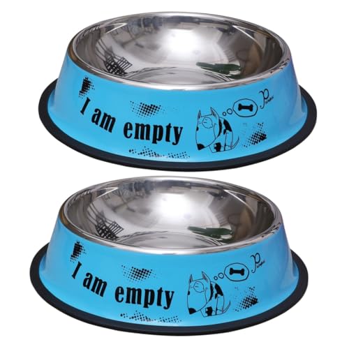 YARNOW 2stücke Hundenapf Rutschfester Für Hunde Mit Einzigartigem Design Für Trockenfutter Nassfutter Und Wasser Blau Langlebig Und Geruchsneutral YARNOW 2stücke Hundenapf Rutschfester Für Hunde Mit Einzigartigem Design Für Trockenfutter Nassfutter Und Wasser Blau Langlebig Und Geruchsneutral von YARNOW