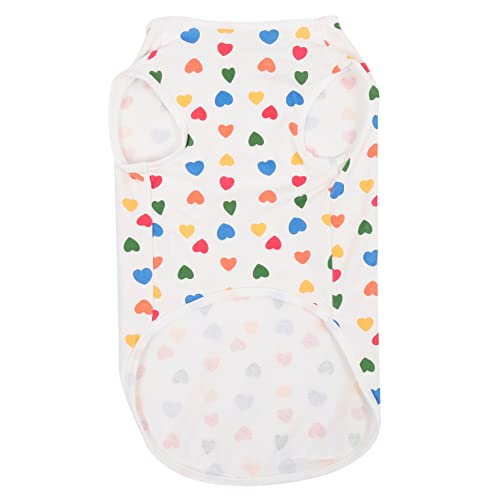 YARNOW 2St Haustierweste Tier kostü tierkostü Welpen-Shirt süßes Tanktop Kleider Tanktops entzückendes Katzenkostü verschleißfestes Hundeshirt die Katze Kleidung Haustierzubehör Weiß YARNOW 2St Haustierweste Tier kostü tierkostü Welpen-Shirt süßes Tanktop Kleider Tanktops entzückendes Katzenkostü verschleißfestes Hundeshirt die Katze Kleidung Haustierzubehör Weiß von YARNOW