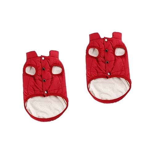 YARNOW 2St Hundebekleidung Winter wattiert Haustierkleidung Hundekleidung hundewintermantel hundemantel Winterkleidung für Welpen Mantel Hund Winter der Hund Baumwollmantel Jacke rot YARNOW 2St Hundebekleidung Winter wattiert Haustierkleidung Hundekleidung hundewintermantel hundemantel Winterkleidung für Welpen Mantel Hund Winter der Hund Baumwollmantel Jacke rot von YARNOW