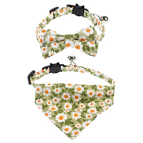 YARNOW Reflektierendes Katzenhalsband Für Und Kätzchen Kätzchenfliege Verstellbare Fliege Dreieckstuch Schickes Design von YARNOW