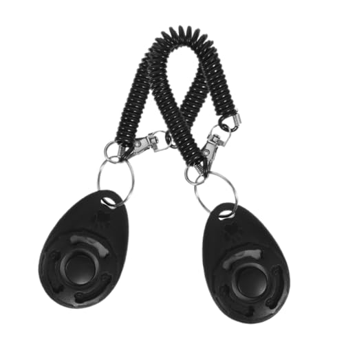 YARNOW 2St Klicker für Haustiertraining Clicker für Hunde Vogel-Clicker-Trainingsset Interaktive Hundeklicker Clicker für das Training von Haustieren Clickertraining für Hunde Abs Black YARNOW 2St Klicker für Haustiertraining Clicker für Hunde Vogel-Clicker-Trainingsset Interaktive Hundeklicker Clicker für das Training von Haustieren Clickertraining für Hunde Abs Black von YARNOW