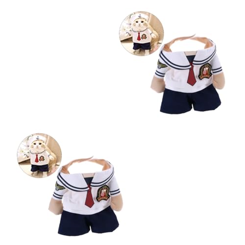YARNOW 2St Kostümanzug für Hunde Dog Costume hundekostüme für Hunde hundekleidung Hunde Kleidung Haustierbekleidungen Urlaub Hunde-Seemann-Kostü Haustierkleidung Kleidung für Haustiere von YARNOW