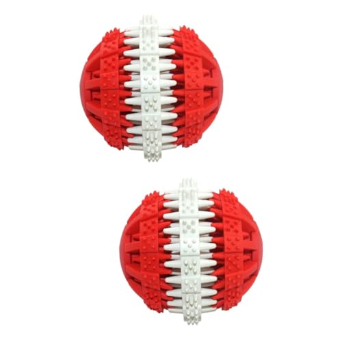 YARNOW 2St Molarenspielzeug für Haustiere Spielzeug für Hunde knete Spielzeug Hunde spielsachen Gummiball Hundebiss Kauspielzeug Haustier-Molaren Spielzeug zum Beißen von Hunden rot YARNOW 2St Molarenspielzeug für Haustiere Spielzeug für Hunde knete Spielzeug Hunde spielsachen Gummiball Hundebiss Kauspielzeug Haustier-Molaren Spielzeug zum Beißen von Hunden rot von YARNOW