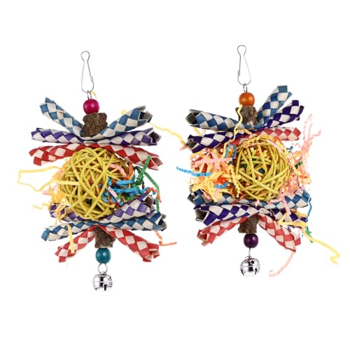 YARNOW 2St Papagei Spielzeug Blaue Haarperücke für Hunde Spielzeug für Vögel Vogelspielzeug vogelkäfig zubehör knete zubehör Spielset aus Holz Papageienbiss-Spielzeug Haustier Spielzeug YARNOW 2St Papagei Spielzeug Blaue Haarperücke für Hunde Spielzeug für Vögel Vogelspielzeug vogelkäfig zubehör knete zubehör Spielset aus Holz Papageienbiss-Spielzeug Haustier Spielzeug von YARNOW