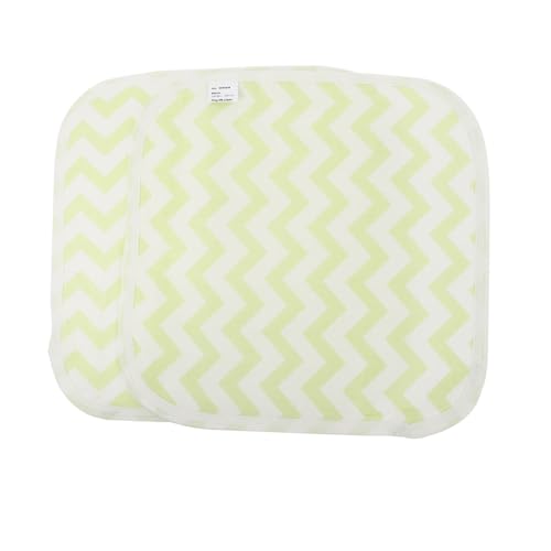 YARNOW 2St Pet Pee Pad hundetoiletten Hunde klo Dog Toilet Hundeunterlagen Wiederverwendbare Hundepipipads hundebetten Haustier-PIPI-Pad pet pinkelmatte Oberfläche: Baumwolle Green von YARNOW