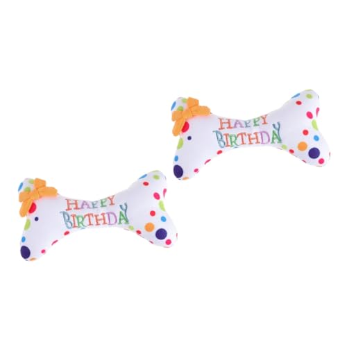 YARNOW 2stücke Puppy Dog Plüschspielzeug Für Geburtstagsfeiern Süßes Kauspielzeug Und Dekoration Für Hunde Hundekissen Für Und Kleine Hunde Für Partys Und Spielspaß von YARNOW