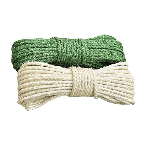 YARNOW 2St Sisalseil katzenkratzbaum katzenkratzmatte katzenbedarf katzenbaum zubehör cat Tree kratzbäume für Katzen Katzen-Kratzunterlage Katzengreifsäulenseil Katzengreif-Hanfseil Green YARNOW 2St Sisalseil katzenkratzbaum katzenkratzmatte katzenbedarf katzenbaum zubehör cat Tree kratzbäume für Katzen Katzen-Kratzunterlage Katzengreifsäulenseil Katzengreif-Hanfseil Green von YARNOW