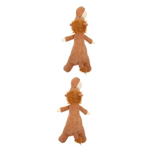 YARNOW 2St interessantes molares Spielzeug Haustierzubehör Hundekauspielzeug für Welpen Plüschtier Interactive Dog Toys Spielzeuge Kuscheltier Welpenspielzeug Welpenzubehör kauen Hündchen von YARNOW