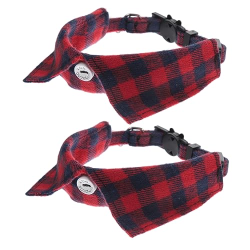YARNOW 2St verstellbares Katzenhalsband Kätzchen Zubehör Katze reflektierend Kitten sicherheitshalsband Süßes Katzenhalsband mit Glöckchen exquisiter Kätzchenhalskragen von YARNOW