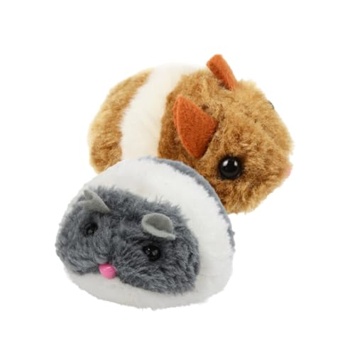 YARNOW 2Stücke Katzenspielzeug Mäuse Mit Geräusch Und Interaktive Ziehmaus Für Katzen Gemischte Designs Für Stundenlangen Spielspaß Und Beschäftigung YARNOW 2Stücke Katzenspielzeug Mäuse Mit Geräusch Und Interaktive Ziehmaus Für Katzen Gemischte Designs Für Stundenlangen Spielspaß Und Beschäftigung von YARNOW