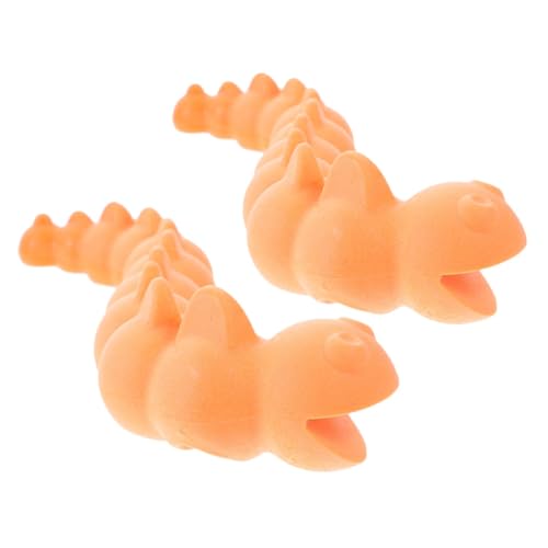 YARNOW 2Stücke Raupenform Interaktives Kauspielzeug Für Kleine Squeaky Zur Zahnpflege Für Spielspaß YARNOW 2Stücke Raupenform Interaktives Kauspielzeug Für Kleine Squeaky Zur Zahnpflege Für Spielspaß von YARNOW