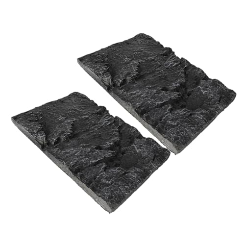 YARNOW 2Stücke Reptilien Terrarium Hintergrund Simulierter Felsen Hintergrund Für Schildkröten Aquarium Dekoration Für Aquarien Und Terrarien Einfache von YARNOW