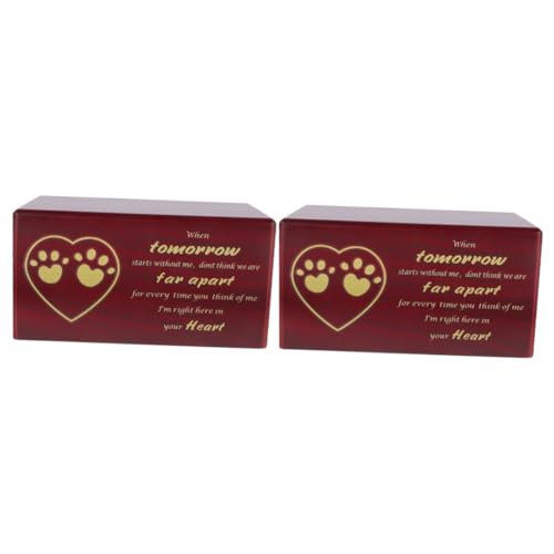 YARNOW 2er-Box Haustier Urne Haustiere Urnen Für Haustierasche Exquisite Haustierurne Aus Eschenholz Gedenkurne Aus Holz Katzen Und Hunde Hölzern Die Katze Kleine Tiere YARNOW 2er-Box Haustier Urne Haustiere Urnen Für Haustierasche Exquisite Haustierurne Aus Eschenholz Gedenkurne Aus Holz Katzen Und Hunde Hölzern Die Katze Kleine Tiere von YARNOW