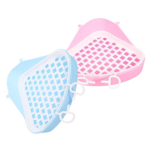 YARNOW 2pcs Frettchen Katzentoilette Haustier Hase Toilette Kleintier Töpfchen Für Wohnzimmer YARNOW 2pcs Frettchen Katzentoilette Haustier Hase Toilette Kleintier Töpfchen Für Wohnzimmer von YARNOW