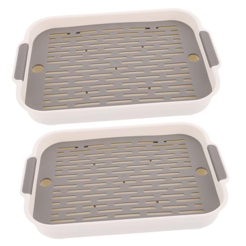 YARNOW 2er-Box Kaninchentoilette Meerschweinchen Katzentoilette Hase Klein Haustier Katzentoilette Mit Rost Drinnen Töpfchen Frettchen -Toilette Toilette Im Hamsterkäfig Pp Weiß YARNOW 2er-Box Kaninchentoilette Meerschweinchen Katzentoilette Hase Klein Haustier Katzentoilette Mit Rost Drinnen Töpfchen Frettchen -Toilette Toilette Im Hamsterkäfig Pp Weiß von YARNOW