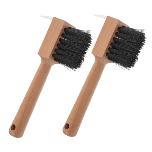 YARNOW 2pcs Hufbürste Für Pferde Für Hufpflege Und Wartung Mit Einem Holzgriff Für Nutztiere Multi -Purpose -hufreinigungswerkzeug Für Den Täglichen Gebrauch von YARNOW