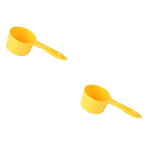 YARNOW 2 Stücke Griff Tiernahrung Scoop Melamin Kunststoff Hund Katze Feeder Werkzeug Lebendige Gelb Spülmaschinenfest YARNOW 2 Stücke Griff Tiernahrung Scoop Melamin Kunststoff Hund Katze Feeder Werkzeug Lebendige Gelb Spülmaschinenfest von YARNOW