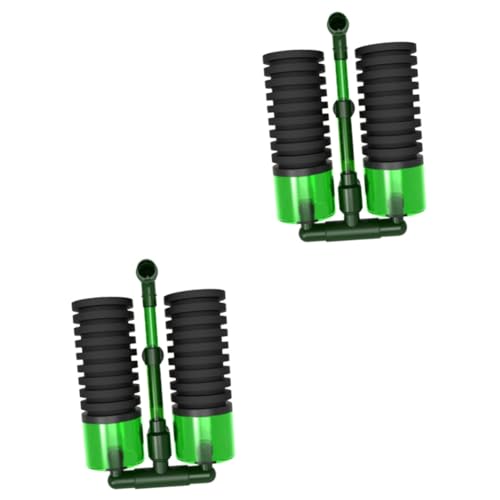 YARNOW 2stücke Aquarium Biochemischer Doppelkopf-Filter Leise Pumpe Für Effektive Wasserfiltration Und Sauerstoffanreicherung Für Süß Und Salzwasserbecken YARNOW 2stücke Aquarium Biochemischer Doppelkopf-Filter Leise Pumpe Für Effektive Wasserfiltration Und Sauerstoffanreicherung Für Süß Und Salzwasserbecken von YARNOW