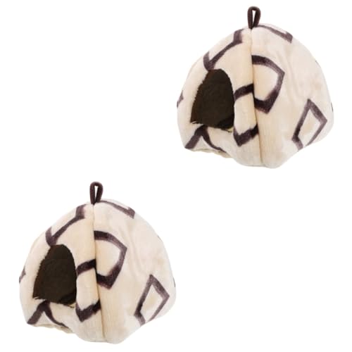 YARNOW 2stücke Guinea Pig Haus Gemütliches Nest Für Hamster Chinchillas Frettchen Weiche Atmungsaktive Hängematte Für Käfige Rückzugsmöglichkeit Für Kleine Haustiere von YARNOW