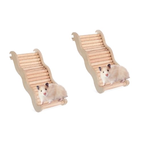 YARNOW 2stücke Hamster Leiter Aus Wellenförmige Kletterbrücke Für Kleintiere Sicheres Und Interaktives Spielzeug Für Hamster Ratten Und Reptilien Installieren von YARNOW
