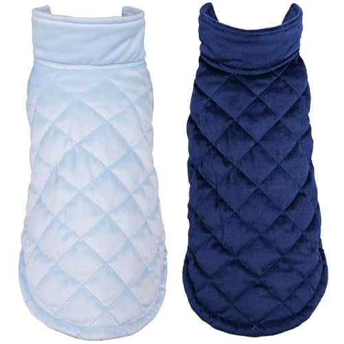 YARNOW 2stücke Winter Weste Für Hunde Bequeme Warme Hundekleidung Dekorative Haustierbekleidung Für Zuhause Und Draußen von YARNOW