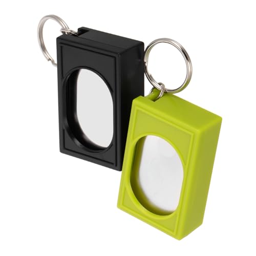 YARNOW 2stücke Trainingsclicker Für Hunde Effektives Hundetraining Multifunktionales Trainingswerkzeug Für Hunde Katzen Und Haustiere Tragbar Und Einfach Zu Bedienen Schwarz Und Grün von YARNOW