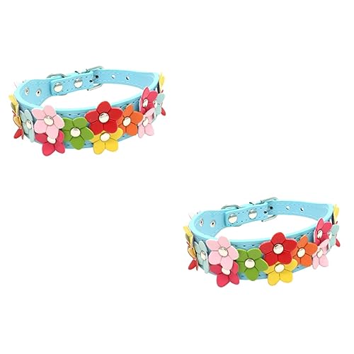 YARNOW 2 Stück Verstellbares Halsband Größe S Pu-Legierung Strass Modisch Und Sicher Für Haustiere YARNOW 2 Stück Verstellbares Halsband Größe S Pu-Legierung Strass Modisch Und Sicher Für Haustiere von YARNOW