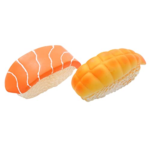 YARNOW 2stücke Interaktive Sushi-kauknochen Für Hunde Lustige Und Langlebige Welpenspielzeuge Zahnpflege Molarspielzeug Für Gesunde Zähne Und Langeweile von YARNOW