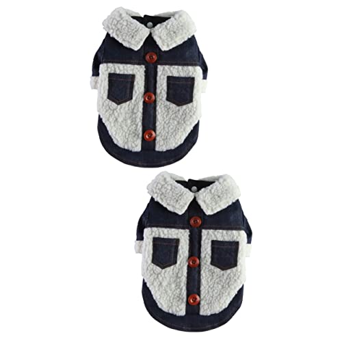 YARNOW 2st Kleidung Für Haustiere Winterliches Hundeoutfit Winterjacke Für Welpen Warmes Winterhundeoutfit Hundekostü Kleidung Hundemäntel Für Kaltes Wetter Winterjacken Beige Polyester YARNOW 2st Kleidung Für Haustiere Winterliches Hundeoutfit Winterjacke Für Welpen Warmes Winterhundeoutfit Hundekostü Kleidung Hundemäntel Für Kaltes Wetter Winterjacken Beige Polyester von YARNOW