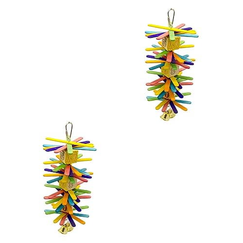 YARNOW 2st Vogelspielzeug Spielset Aus Holz Holzspielzeug Nymphensittich Spielzeug Kauspielzeug Vögel Spielzeug Alphabet-Spielzeug Holzbausteine Vogelbissspielzeug Käfig Bambus Haustier YARNOW 2st Vogelspielzeug Spielset Aus Holz Holzspielzeug Nymphensittich Spielzeug Kauspielzeug Vögel Spielzeug Alphabet-Spielzeug Holzbausteine Vogelbissspielzeug Käfig Bambus Haustier von YARNOW