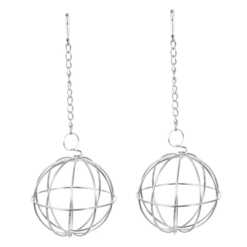 YARNOW 2stücke Hängender Geflügelfutterspender Für Hühner Obst Gemüse Ball Form Aus Hochwertigen Materialien Für Stall Käfig Und Bauernhof Gebrauch von YARNOW
