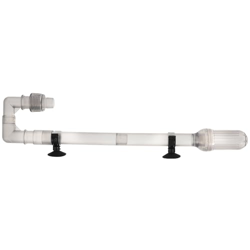 YARNOW 3/4 Einzeleinlassrohr-Set für Aquarium-Kanister, Einlassauslass, stabiler Kunststoff, Wasserschlauch, Ansaugrohr, Ersatzteile für Aquariumfilter von YARNOW