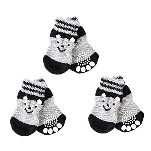 YARNOW 3 Paare hundeschuh socken Hundepfote Pfotenschutzstiefel für Hunde Anti-Welpen-Socken Paws pfotenschutz hundesocken sockenschuhe Heimtierbedarf Fußschlaufe für Haustiere Baumwolle YARNOW 3 Paare hundeschuh socken Hundepfote Pfotenschutzstiefel für Hunde Anti-Welpen-Socken Paws pfotenschutz hundesocken sockenschuhe Heimtierbedarf Fußschlaufe für Haustiere Baumwolle von YARNOW