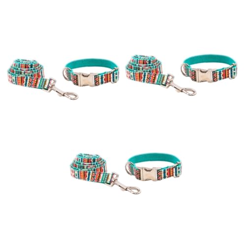 YARNOW 3 STK Gehorsamsrückruftraining Welpenhalsband Leine Hundehalsband Mit Schnellverschluss Hundespaziergang Hundetraining Führen Hundehalsbänder Für Welpen Haustier Kettenblatt YARNOW 3 STK Gehorsamsrückruftraining Welpenhalsband Leine Hundehalsband Mit Schnellverschluss Hundespaziergang Hundetraining Führen Hundehalsbänder Für Welpen Haustier Kettenblatt von YARNOW
