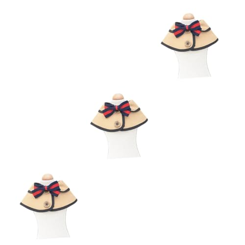 YARNOW 3 STK Haustierumhang Halsband Für Welpen Welpenkleidung Chihuahua Kleidet Sich Weiblich Für Hunde Aus Baumwolle Speichelhalsband Für Haustiere Hundehalsband Süß Khaki YARNOW 3 STK Haustierumhang Halsband Für Welpen Welpenkleidung Chihuahua Kleidet Sich Weiblich Für Hunde Aus Baumwolle Speichelhalsband Für Haustiere Hundehalsband Süß Khaki von YARNOW