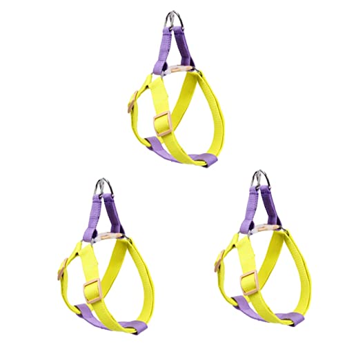 YARNOW 3 Stück Hundewesten Brustgurt Für Welpen Traktionswesten Für Haustiere Langfristige Nutzung Für Das Hundetraining YARNOW 3 Stück Hundewesten Brustgurt Für Welpen Traktionswesten Für Haustiere Langfristige Nutzung Für Das Hundetraining von YARNOW