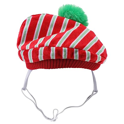 YARNOW 3 STK Hut Winterkleidung Katzenbräuche Katzenkostüm Weihnachtsmütze Kopfbedeckung Für Hundepartys Hundekostüm Für Große Hunde Kleine Hunde-Outfits Katze Kopfbedeckung Haustier Garn von YARNOW