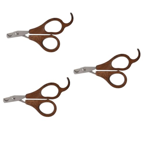 YARNOW 3 STK Nagelknipser Schermaschine für Kleintiere Hund Nagel Nagelschere für Hunde Nagelschere für Katzen Krallenschere für Haustiere Krallennagelschneider für Katzen hölzern Brown YARNOW 3 STK Nagelknipser Schermaschine für Kleintiere Hund Nagel Nagelschere für Hunde Nagelschere für Katzen Krallenschere für Haustiere Krallennagelschneider für Katzen hölzern Brown von YARNOW