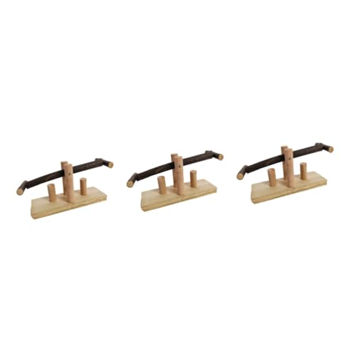 YARNOW 3 STK Sittichspielzeug Bambus Papageien Schwingen Wippe Schaukelspielzeug Spielzeug Für Haustiere Holzspielzeug Kletterspielzeug Für Vögel Spielzeuge Die Schaukel Beissen Hölzern YARNOW 3 STK Sittichspielzeug Bambus Papageien Schwingen Wippe Schaukelspielzeug Spielzeug Für Haustiere Holzspielzeug Kletterspielzeug Für Vögel Spielzeuge Die Schaukel Beissen Hölzern von YARNOW