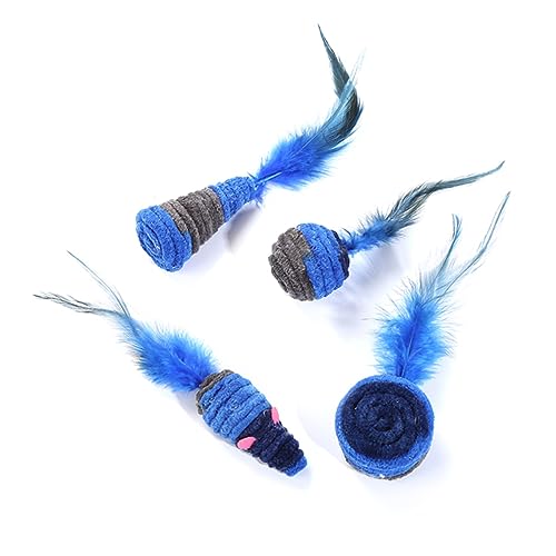 YARNOW 3 STK Spielzeug für Haustiere Plüschtiere Rasselspielzeug für Katzen Trainingsgeräte für Katzen Kauspielzeug Mäuse Katzenspielzeug Kitten mockin katzenzubehör cat Accessories Blue YARNOW 3 STK Spielzeug für Haustiere Plüschtiere Rasselspielzeug für Katzen Trainingsgeräte für Katzen Kauspielzeug Mäuse Katzenspielzeug Kitten mockin katzenzubehör cat Accessories Blue von YARNOW