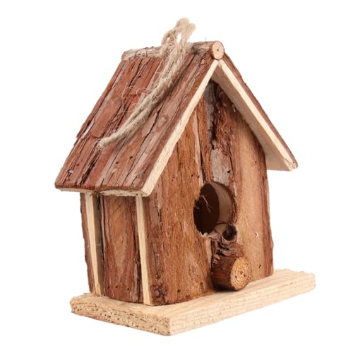 YARNOW 3 STK Vogelhaus aus Holz außenvoliere vogelhäuser für draußen hängendes Holzhaus Bienenstock Dekor Vogelkäfig Vogel Fütterer Garten Vogelhaus hängender Anhänger Mini Wildvogel von YARNOW