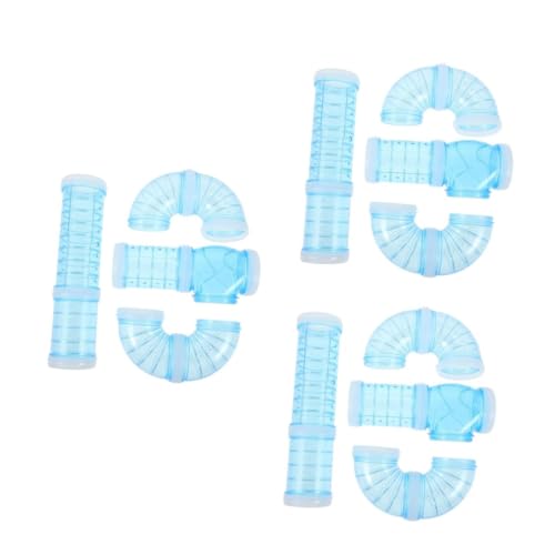 YARNOW 3 Sätze Hamster Röhrentunnel Set Teilig Langlebiges DIY Labyrinth für Hamster und Ratten Erweiterbar für Käfig Einfach zu Montieren Vielseitig Kompatibel von YARNOW