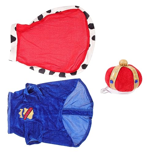 YARNOW 3 Sätze Haustierkleidung hundemantel Dog Raincoat hundekleidung hundesofa Jungen Kostüme Kätzchen-Kleidung Jungenhemden Hüte Haustiermantel Hund Tuch Krone Hut der Hund Shirt Stoff YARNOW 3 Sätze Haustierkleidung hundemantel Dog Raincoat hundekleidung hundesofa Jungen Kostüme Kätzchen-Kleidung Jungenhemden Hüte Haustiermantel Hund Tuch Krone Hut der Hund Shirt Stoff von YARNOW